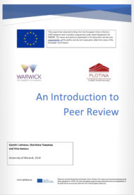 Introduction to Peer Review Guide-front